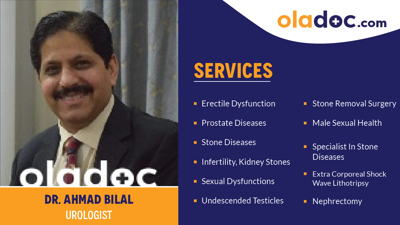 Services provided by Dr. Ahmad Bilal